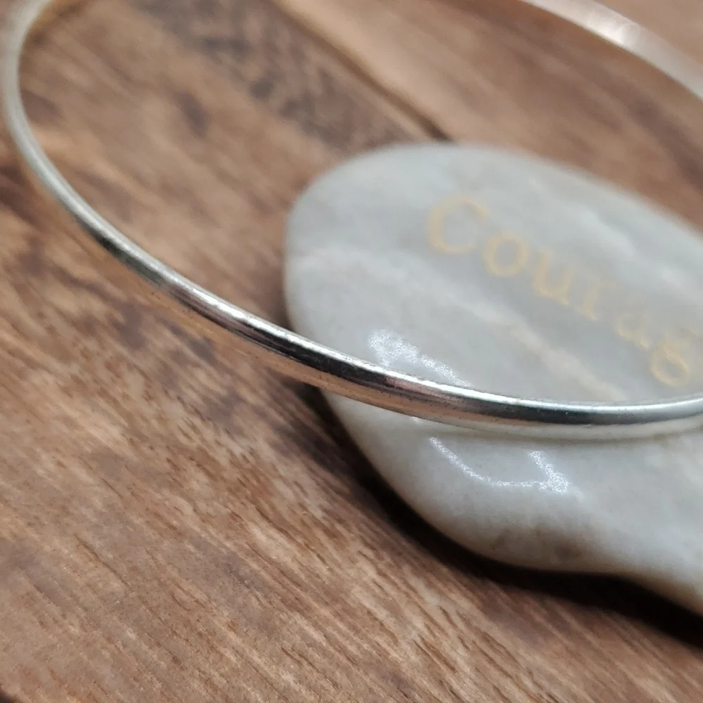B2717 sugar bowl saucer silver tone‎ bracelet